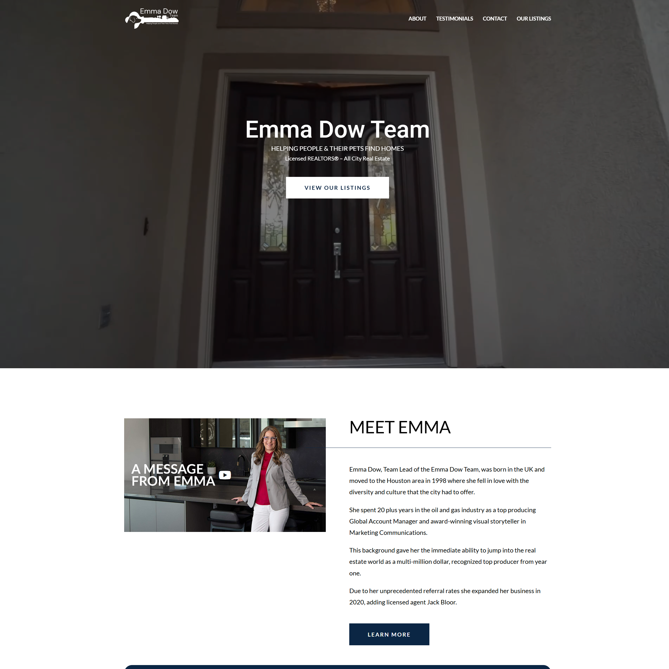 Real estate website